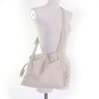 LOEWE A411fc1xbf Flamenco Clutch Medium Nappa Leather Shoulder Bag Sea Salt