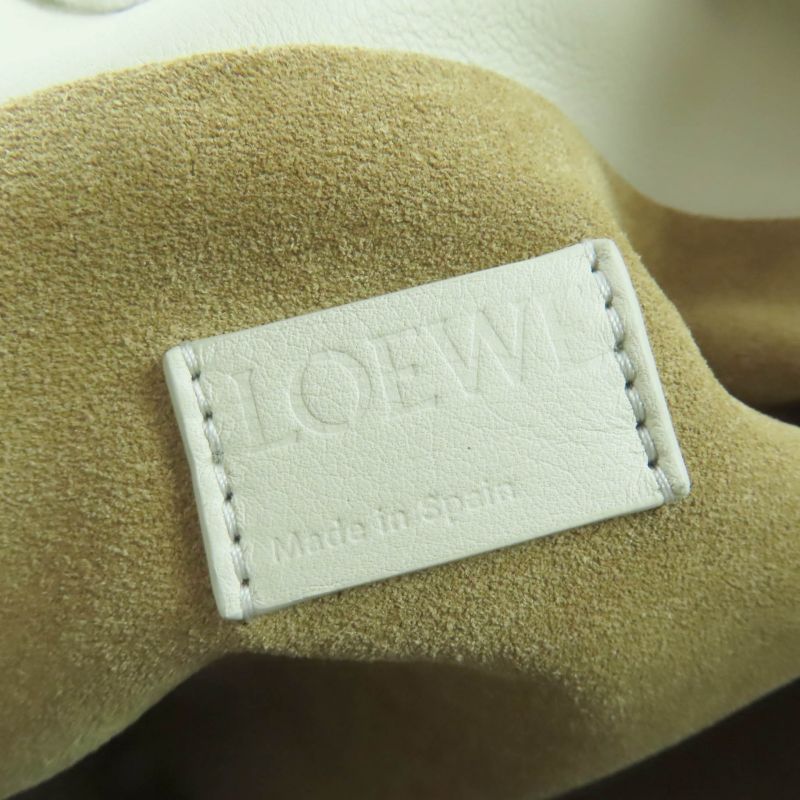 LOEWE A411fc1xbf Flamenco Clutch Medium Nappa Leather Shoulder Bag Sea Salt