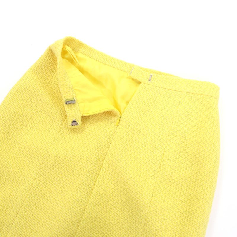 CHANEL Vintage 97C P08919 Lined 100% Silk Coco Mark Button Short Sleeve Jacket