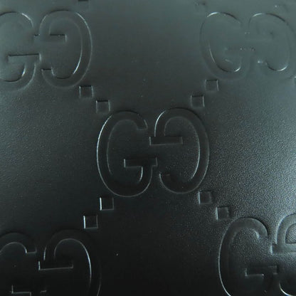 Gucci 790133 GG Super Mini Bag 2way Leather Shoulder Bag Black With Box And