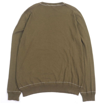 Louis Vuitton Silk Cashmere Blend LV Circle Logo Embroidery Light Hand Long