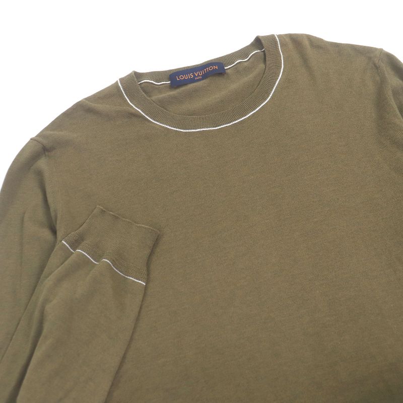 Louis Vuitton Silk Cashmere Blend LV Circle Logo Embroidery Light Hand Long