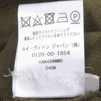 Louis Vuitton Silk Cashmere Blend LV Circle Logo Embroidery Light Hand Long