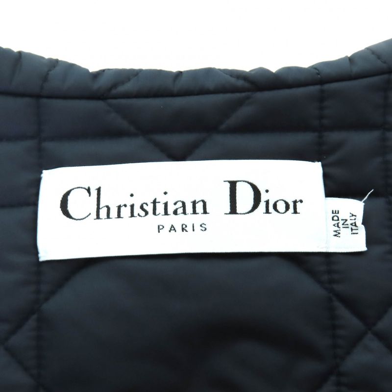 Christian DIOR 23SS 317g19a2827 Macrocanage Quilted Technical Taffeta Vest BEE