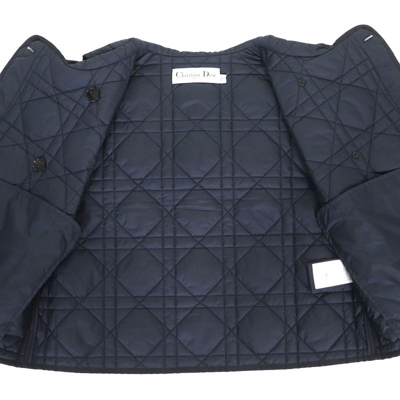 Christian DIOR 23SS 317g19a2827 Macrocanage Quilted Technical Taffeta Vest BEE