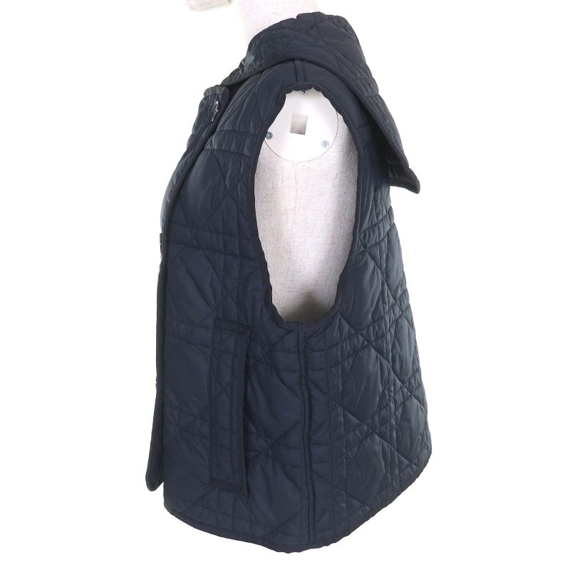 Christian DIOR 23SS 317g19a2827 Macrocanage Quilted Technical Taffeta Vest BEE