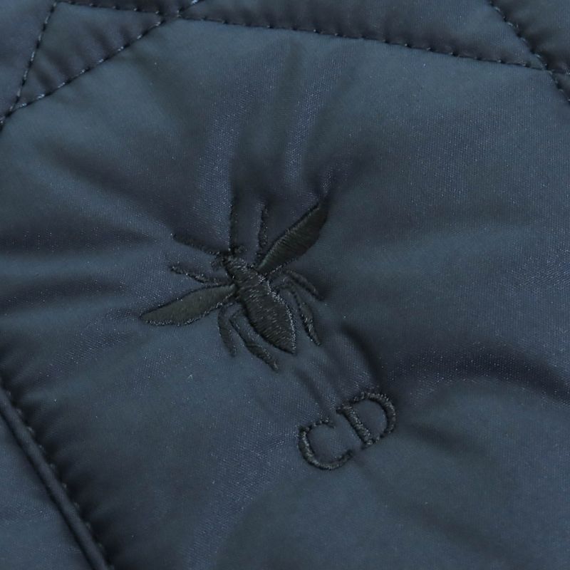 Christian DIOR 23SS 317g19a2827 Macrocanage Quilted Technical Taffeta Vest BEE