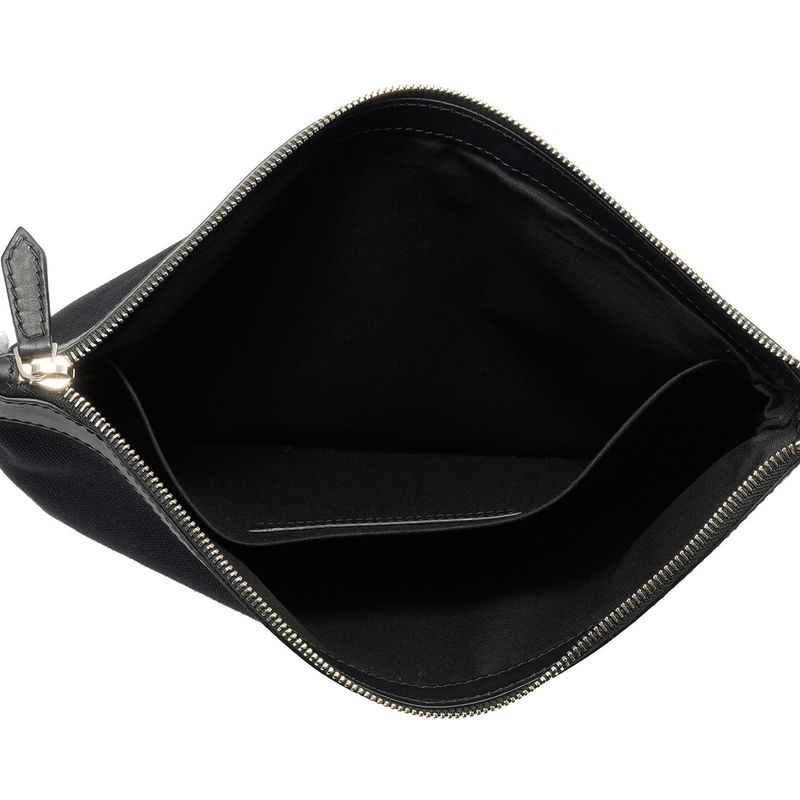 Balenciaga Clutch Bag Navy Clip Black