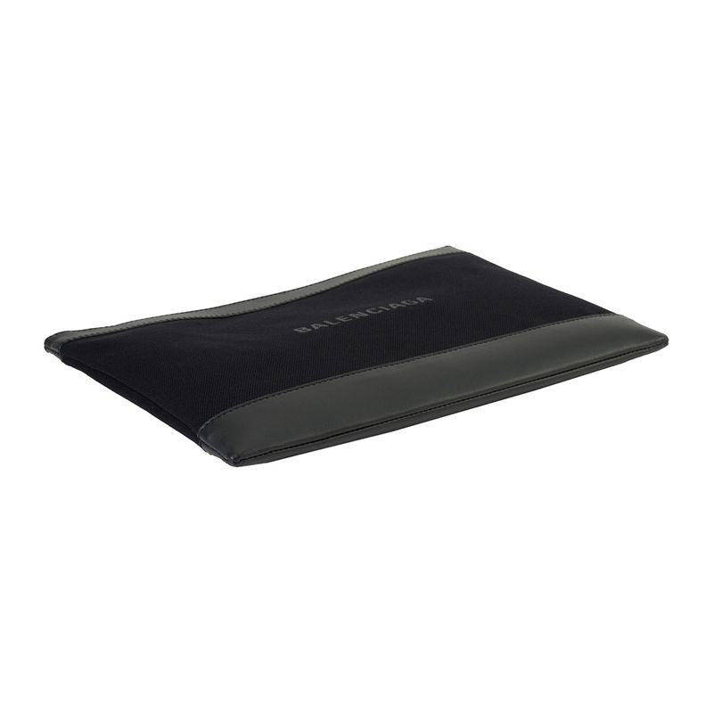 Balenciaga Clutch Bag Navy Clip Black