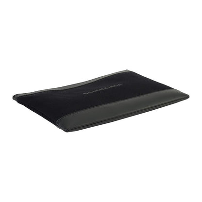 Balenciaga Clutch Bag Navy Clip Black