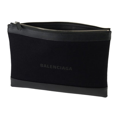 Balenciaga Clutch Bag Navy Clip Black