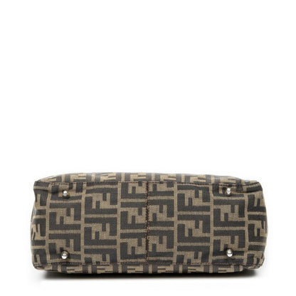 Fendi Small Craft Tote Brown Zucca Canvas A