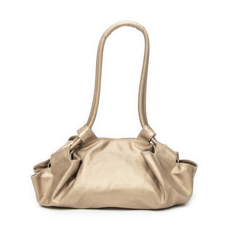 Loewe Large Air Brisa Hobo Gold Calfskin Leather AB