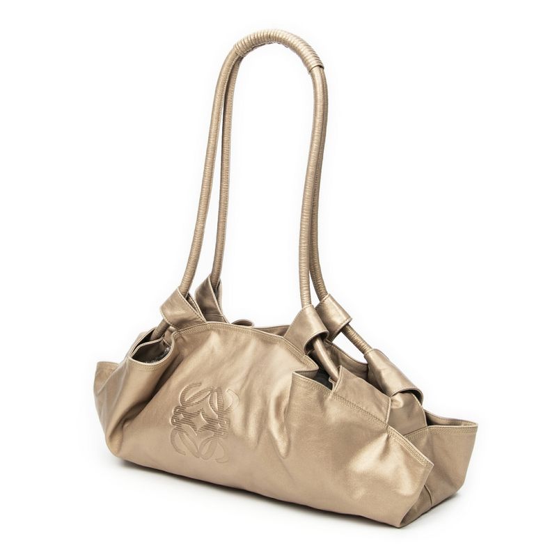 Loewe Large Air Brisa Hobo Gold Calfskin Leather AB