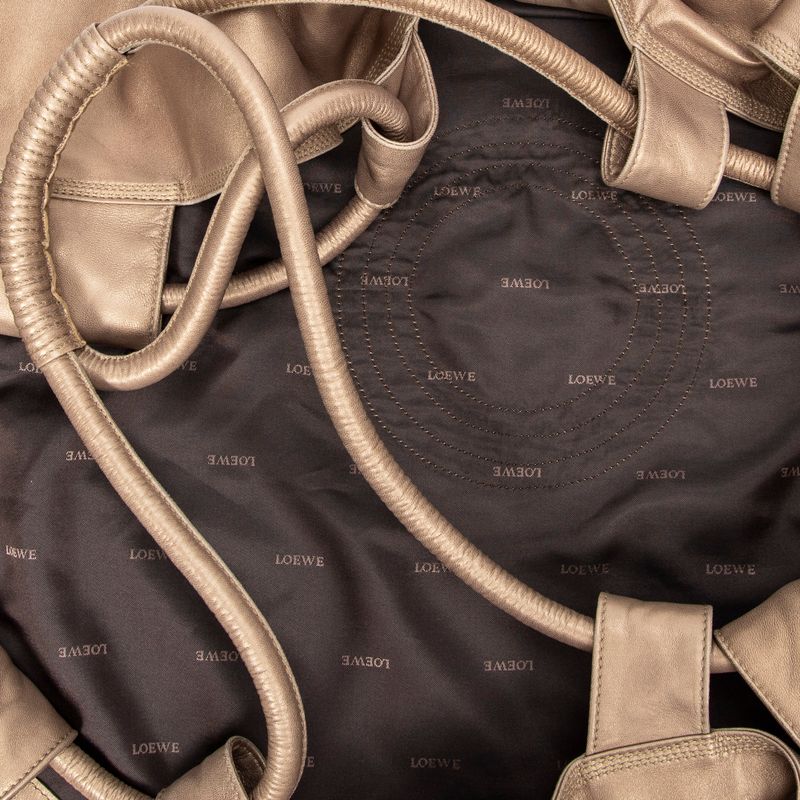 Loewe Large Air Brisa Hobo Gold Calfskin Leather AB