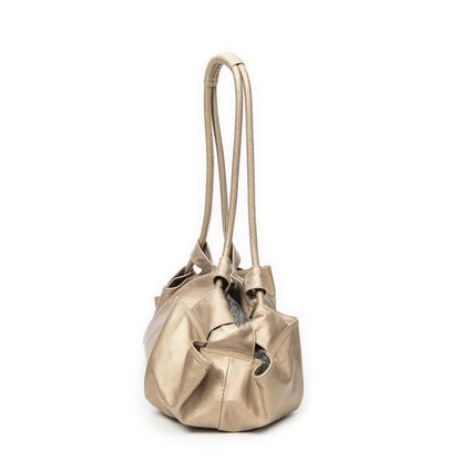 Loewe Large Air Brisa Hobo Gold Calfskin Leather AB