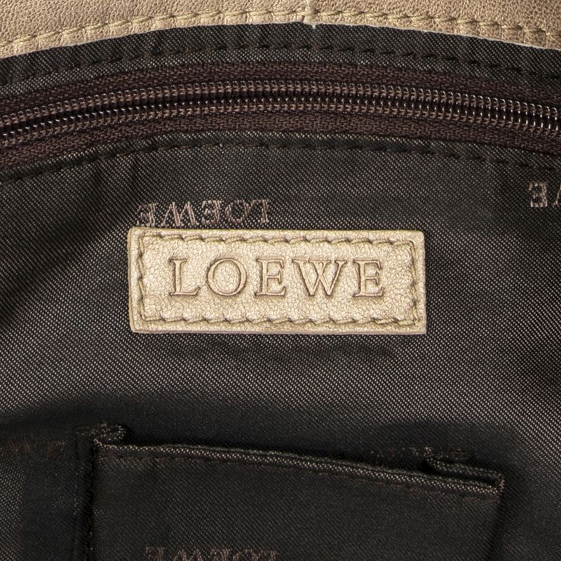 Loewe Large Air Brisa Hobo Gold Calfskin Leather AB