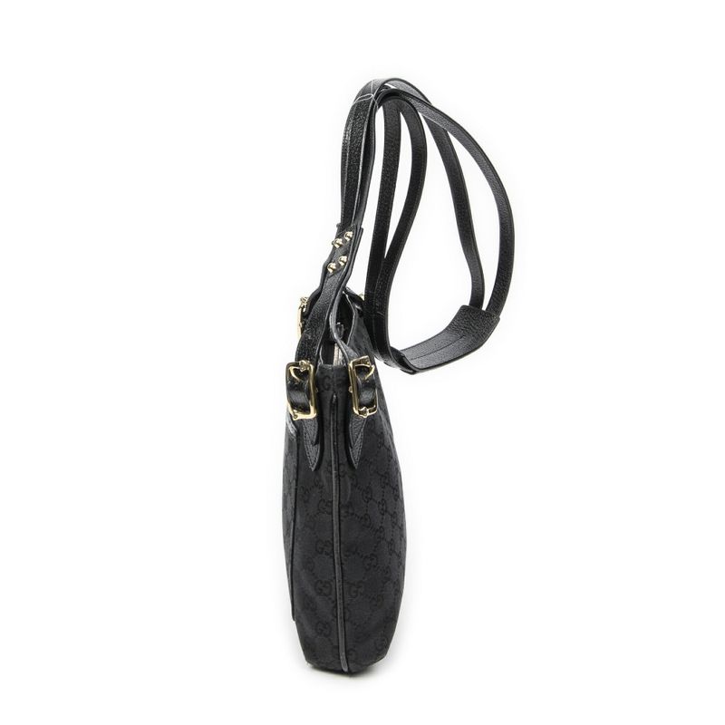 Gucci Small Messenger Black GG Canvas A