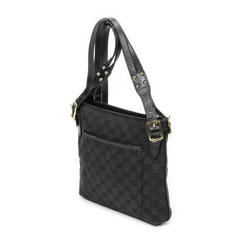 Gucci Small Messenger Black GG Canvas A