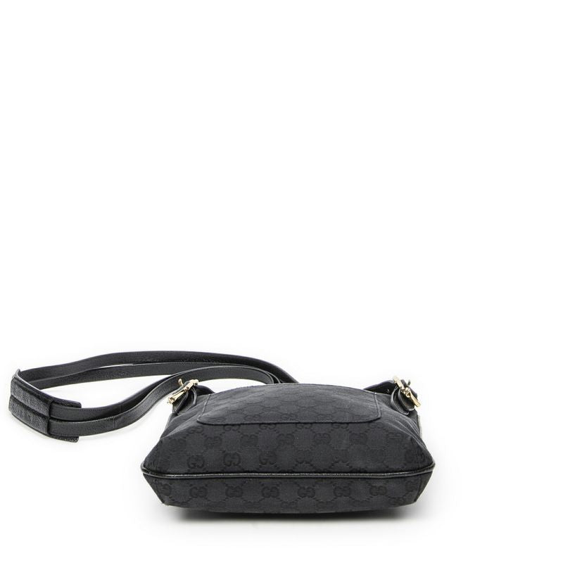 Gucci Small Messenger Black GG Canvas A