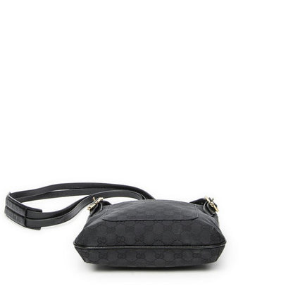 Gucci Small Messenger Black GG Canvas A