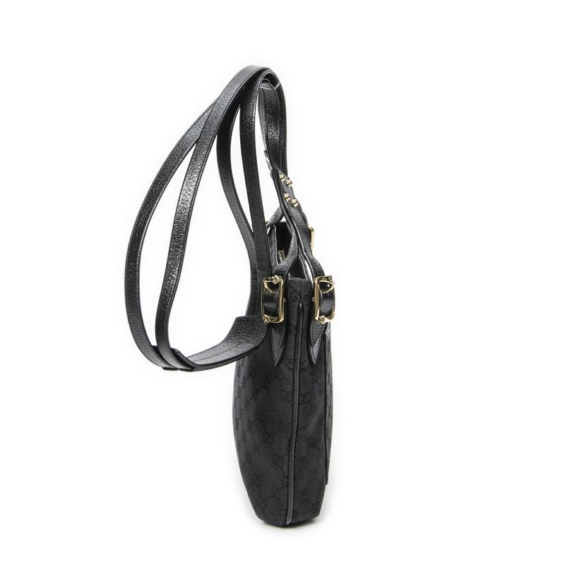 Gucci Small Messenger Black GG Canvas A