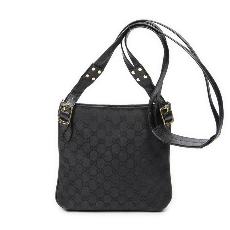 Gucci Small Messenger Black GG Canvas A
