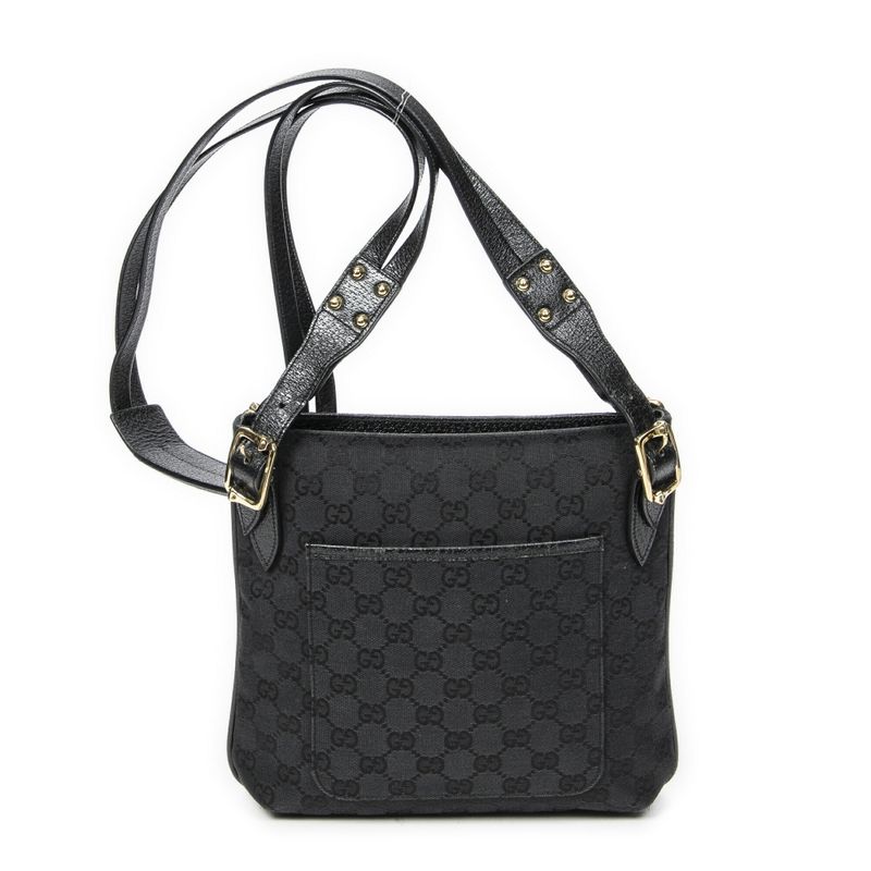 Gucci Small Messenger Black GG Canvas A