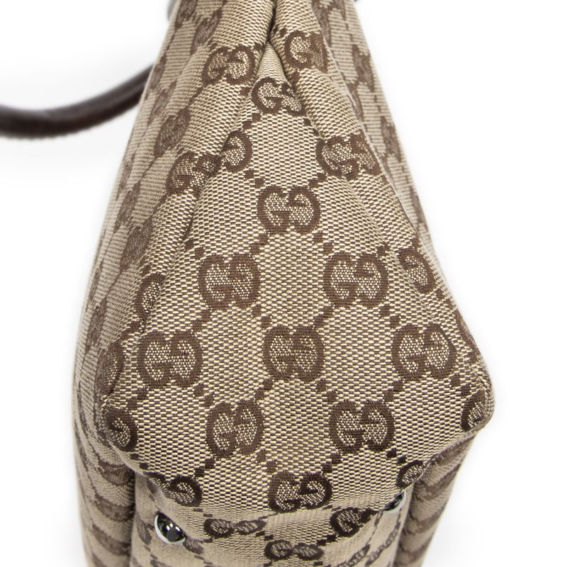 Gucci Medium Boy Brown/beige GG Canvas A