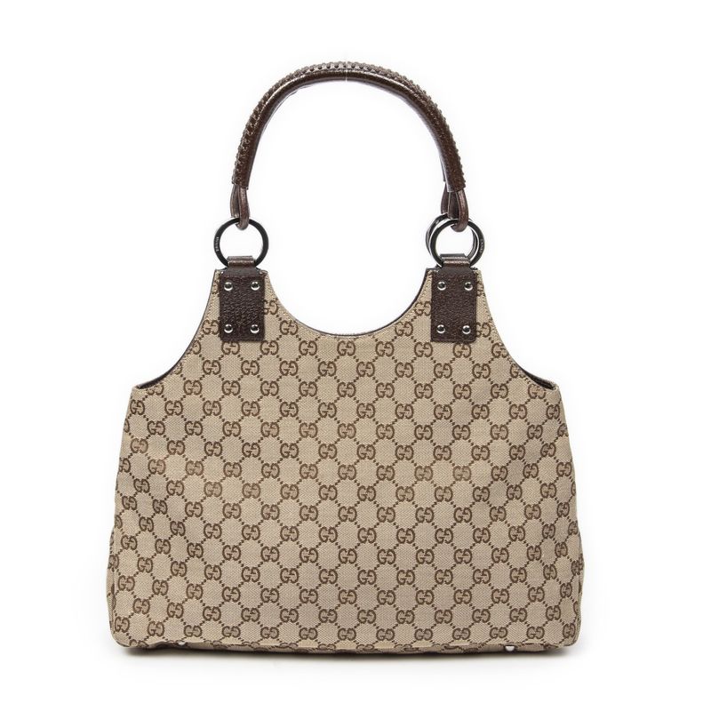 Gucci Medium Boy Brown/beige GG Canvas A