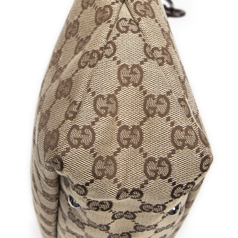 Gucci Medium Boy Brown/beige GG Canvas A