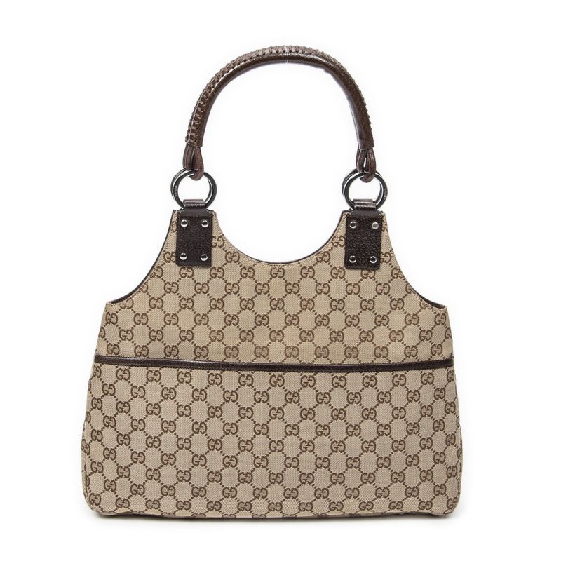 Gucci Medium Boy Brown/beige GG Canvas A
