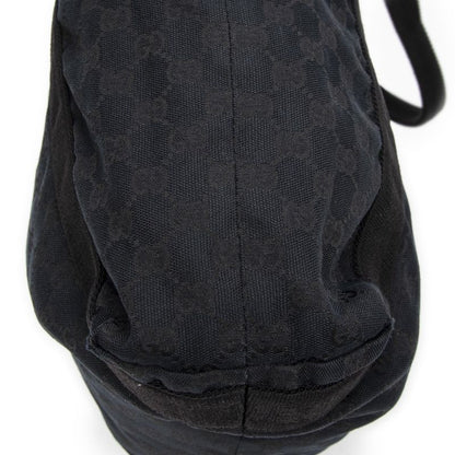 Gucci Web Open Shopper Black GG Canvas A