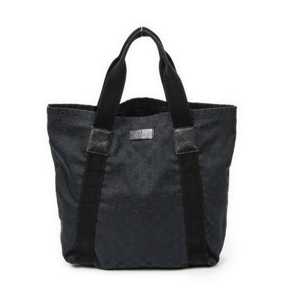 Gucci Web Open Shopper Black GG Canvas A