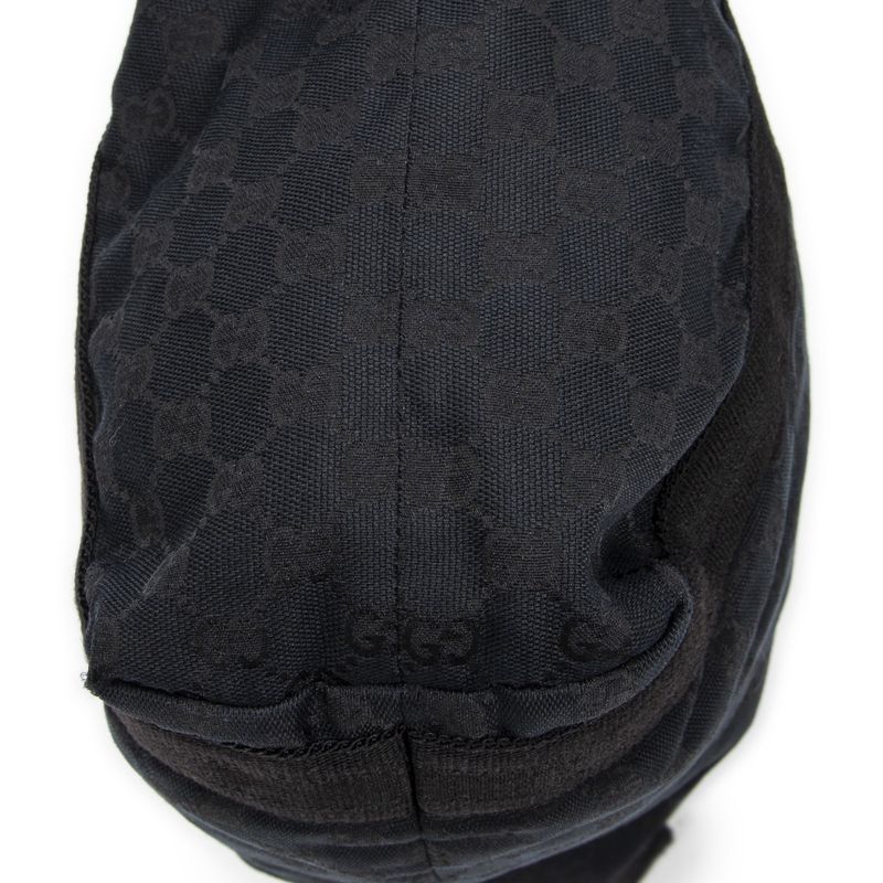 Gucci Web Open Shopper Black GG Canvas A