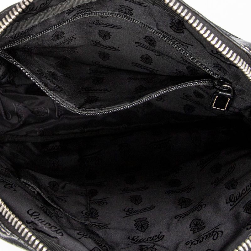 Gucci Cube Messenger Black Calfskin Leather A