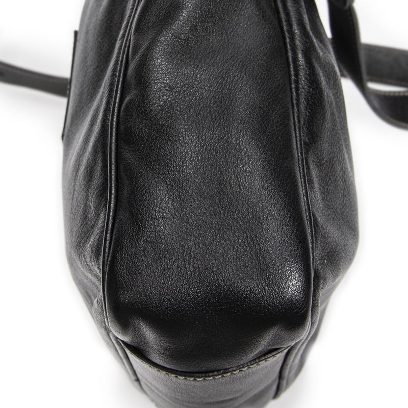 Gucci Cube Messenger Black Calfskin Leather A