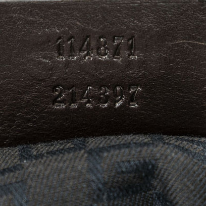 Gucci Web Rains Hobo Beige/dark Brown Canvas AB