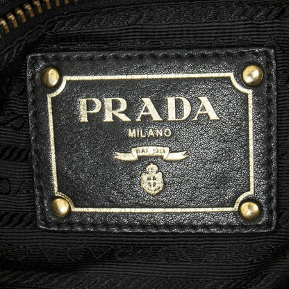 Prada Open Tote Black Nylon Canvas A