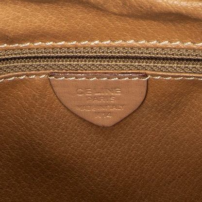 Celine Vintage Bucket Crossbody Beige/brown Macadam PVC Canvas AB