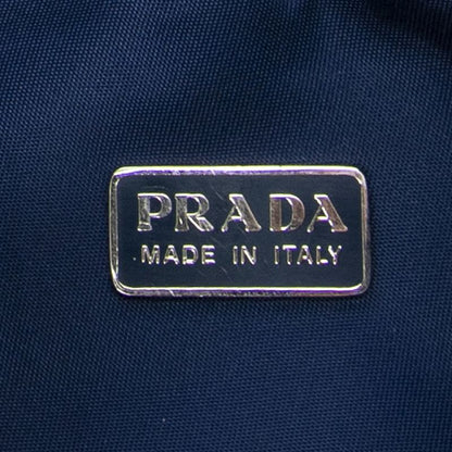 Prada Vintage Mini Zip Hobo Royal Blue Nylon Canvas A