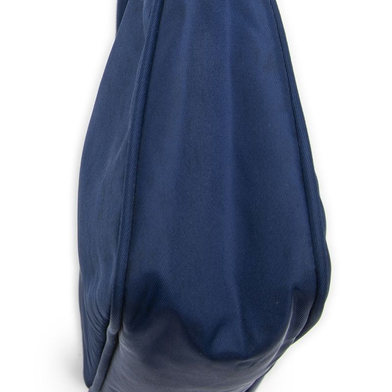 Prada Vintage Mini Zip Hobo Royal Blue Nylon Canvas A
