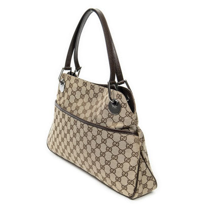 Gucci Medium Eclipse Tote Beige/dark Brown GG Canvas A