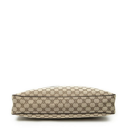 Gucci Medium Eclipse Tote Beige/dark Brown GG Canvas A