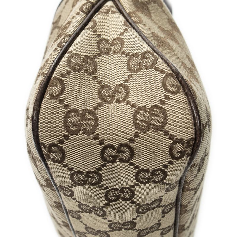 Gucci Medium Eclipse Tote Beige/dark Brown GG Canvas A