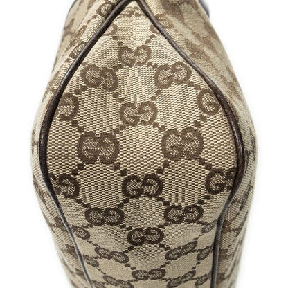 Gucci Medium Eclipse Tote Beige/dark Brown GG Canvas A