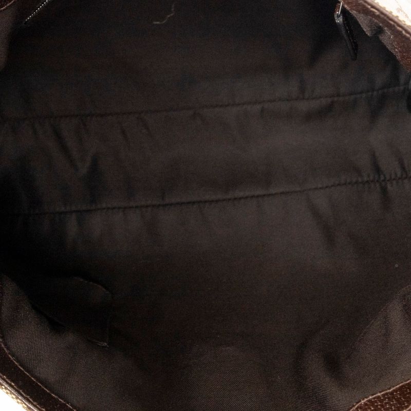 Gucci Medium Eclipse Tote Beige/dark Brown GG Canvas A