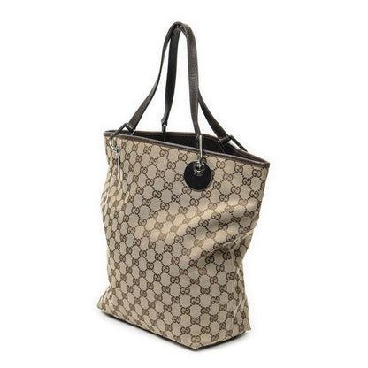 Gucci Eclipse Tall Tote Beige/dark Brown GG Canvas AB