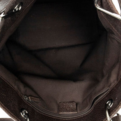 Gucci Eclipse Tall Tote Beige/dark Brown GG Canvas AB