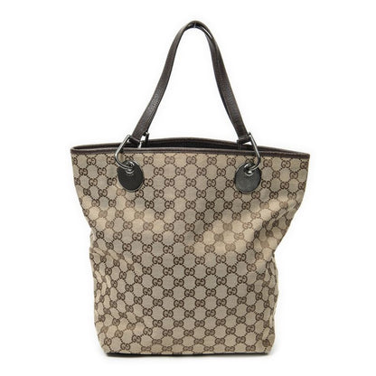 Gucci Eclipse Tall Tote Beige/dark Brown GG Canvas AB